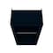 Manhattan Comfort Mulberry 35.9" Open Double Hanging Wardrobe Closet in Tatiana Midnight Blue 161GMC4 - alternate 8